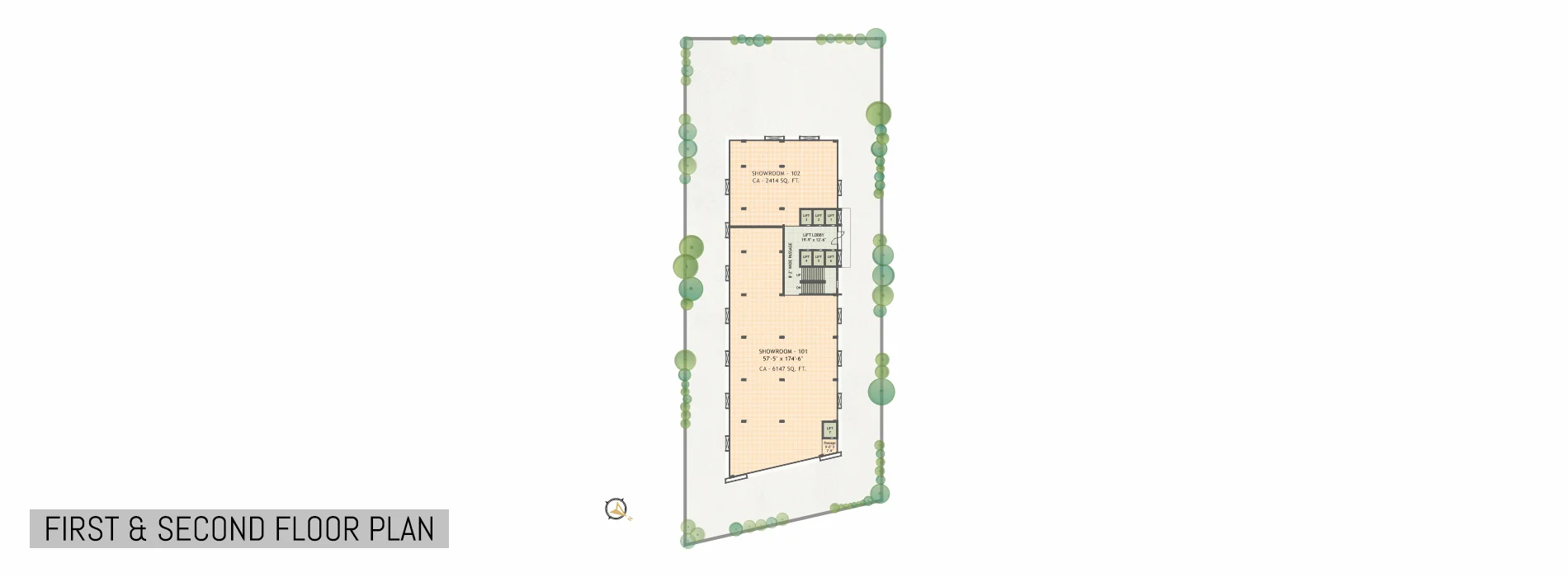 FIRST & SECOND FLOOR PLAN
