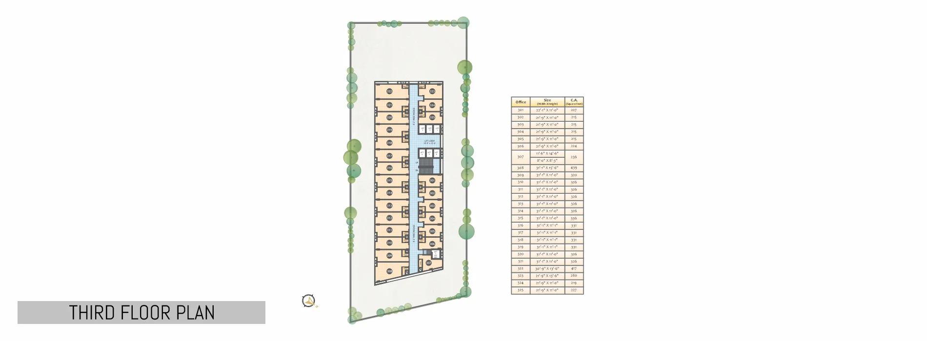 THIRD FLOOR PLAN
